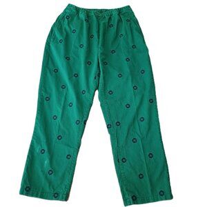 Ralph Lauren Polo Golf Pant Men Small Elastic Waist 5- Pocket Embroidered Cotton